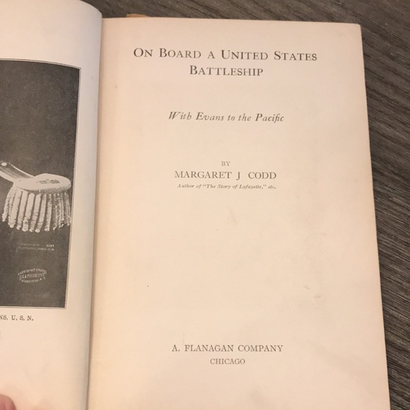 Antiquarian book On Board A U.S. Battleship first edition 1909 historical - Picture 6 of 16